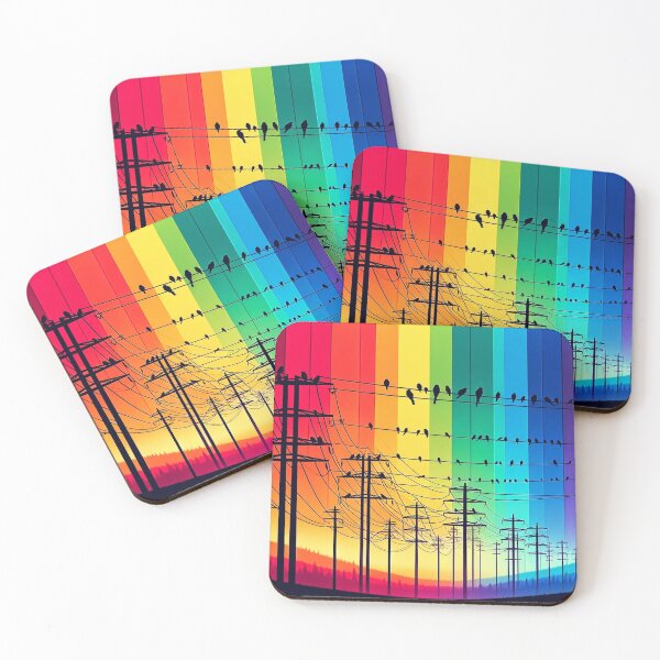 Item preview, Vivid Spectrum: Birds at Twilight designed and sold by CanvasLady.
