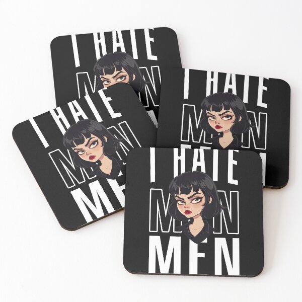 Item preview, i hate men designed and sold by kyshaspace.