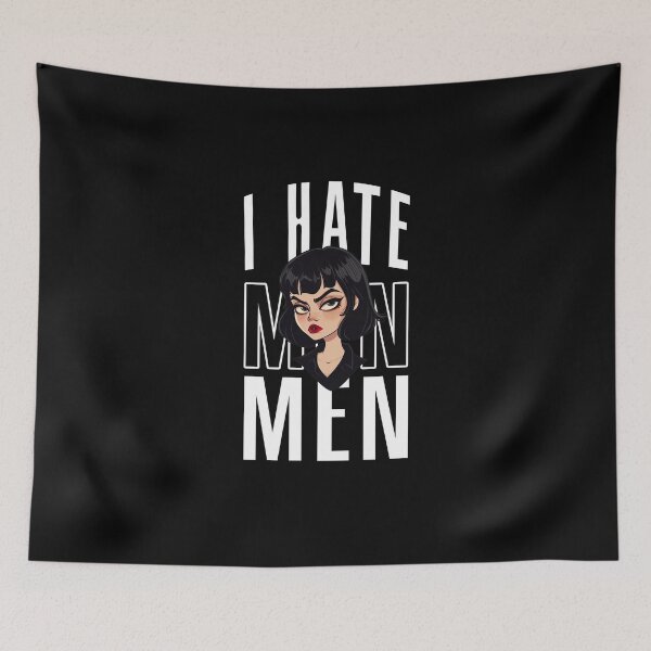 Item preview, i hate men designed and sold by kyshaspace.