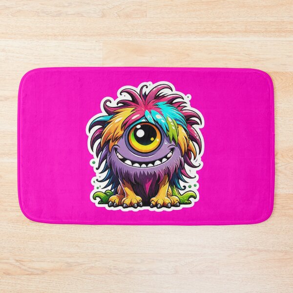 Item preview, GiggleTuft – The Color Explosion Monster designed and sold by digistampdesign.