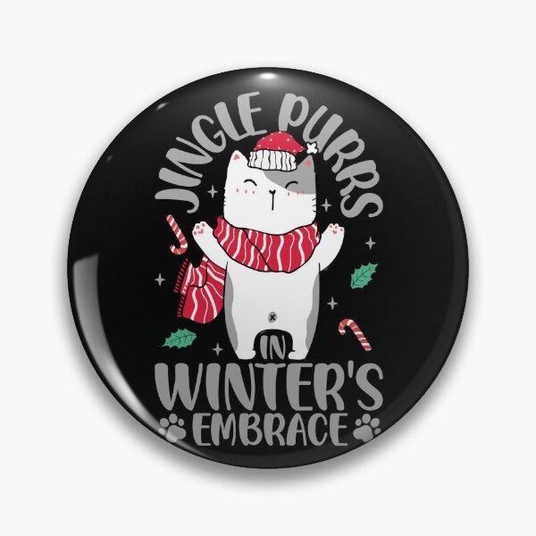 Item preview, Jingle Purrs in Winter's Embrace designed and sold by RuggedCocoShop.