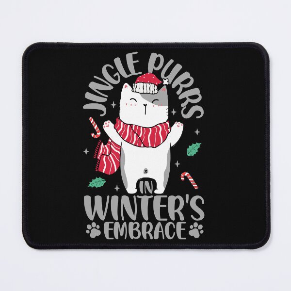 Item preview, Jingle Purrs in Winter's Embrace designed and sold by RuggedCocoShop.