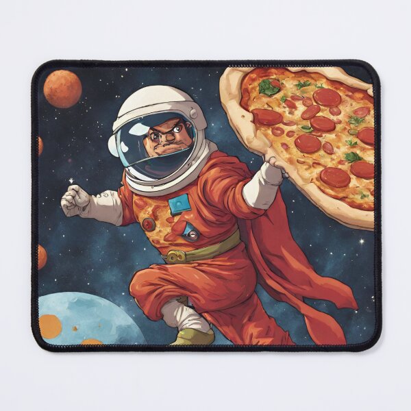 Item preview, Pizza in space art designed and sold by maypp.