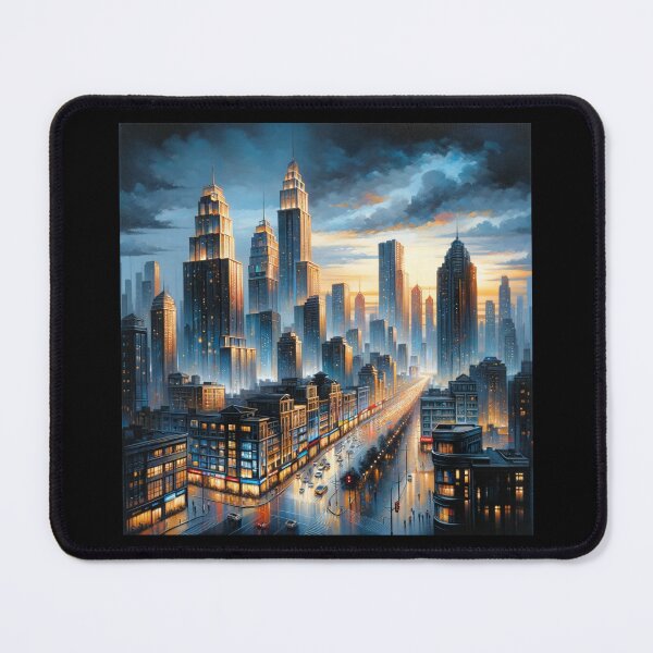 Item preview, Twilight Cityscape designed and sold by BestArtByArvind.