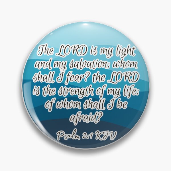 Item preview, Psalm 27 Kjv T Shirt / Sticker designed and sold by Designsleashed.