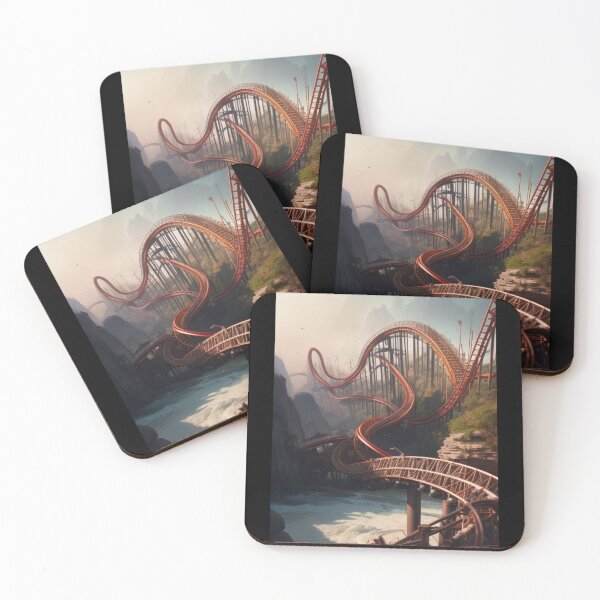 Item preview, rollercoaster fan designed and sold by EuropeanPrints.