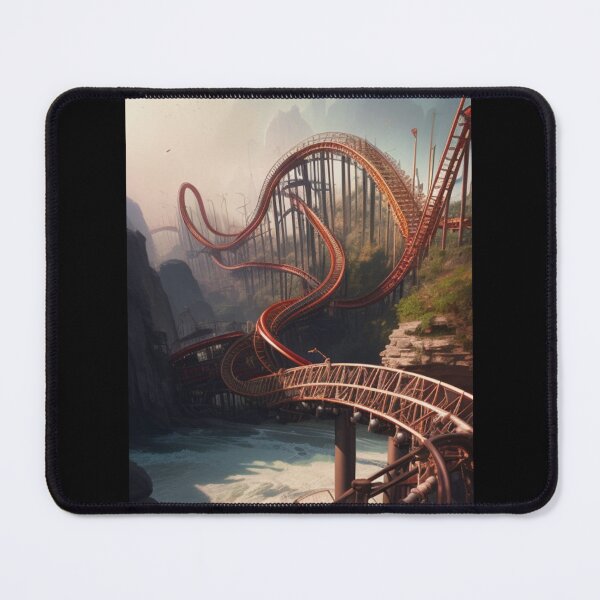 Item preview, rollercoaster fan designed and sold by EuropeanPrints.