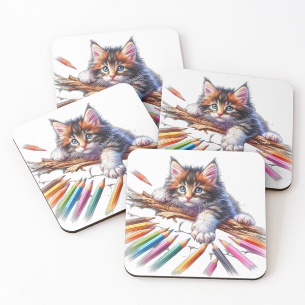 Item preview, Cats maine  coon designed and sold by KICIART.