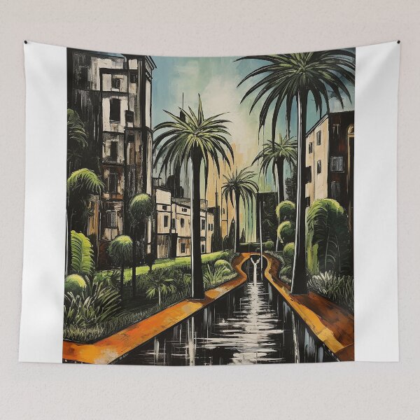 Item preview, Portugal colorful travel vintage graphics designed and sold by wonderfulpark.