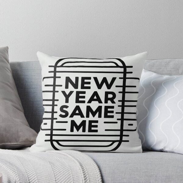 Item preview, new year same me - black lines design designed and sold by EvaAngel.