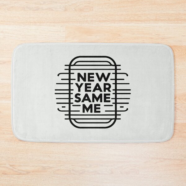 Item preview, new year same me - black lines design designed and sold by EvaAngel.