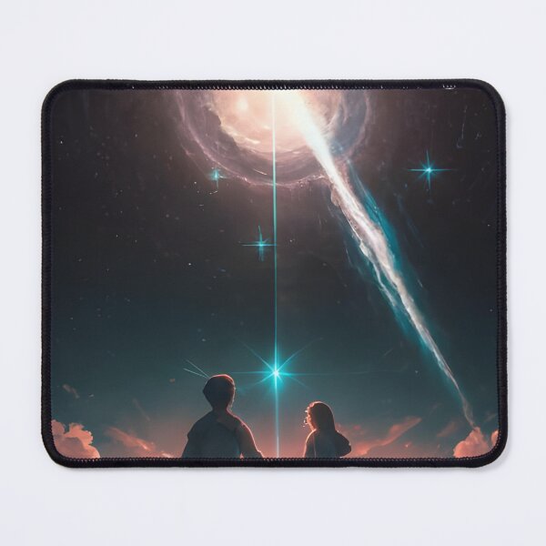 Item preview, Celestial Love: Couple Silhouette Embraced by the Stars designed and sold by TRYIITSTEES.
