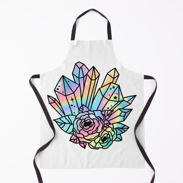 Item preview, Flower Celestial Crystal Boho Hippie Pastel Fantasy Rainbow designed and sold by Nicole Creates.