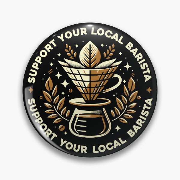 Item preview, Support Your Local Barista | Coffee sticker designed and sold by ianths.