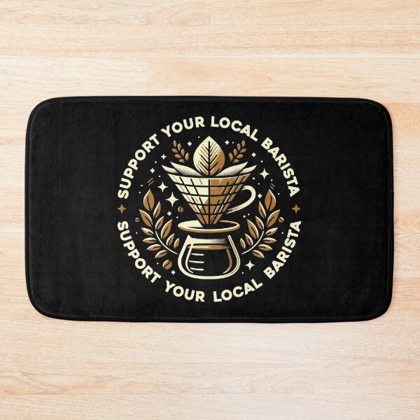 Item preview, Support Your Local Barista | Coffee sticker designed and sold by ianths.
