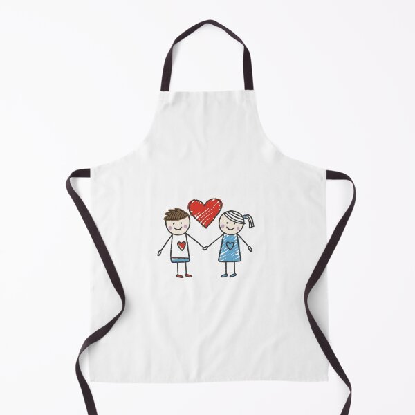 Item preview, Love boy girl hand drawn valentines drawing desire heart designed and sold by w1ckerman.