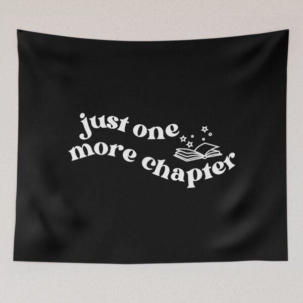 Item preview, Just One More Chapter designed and sold by BookishHaven.
