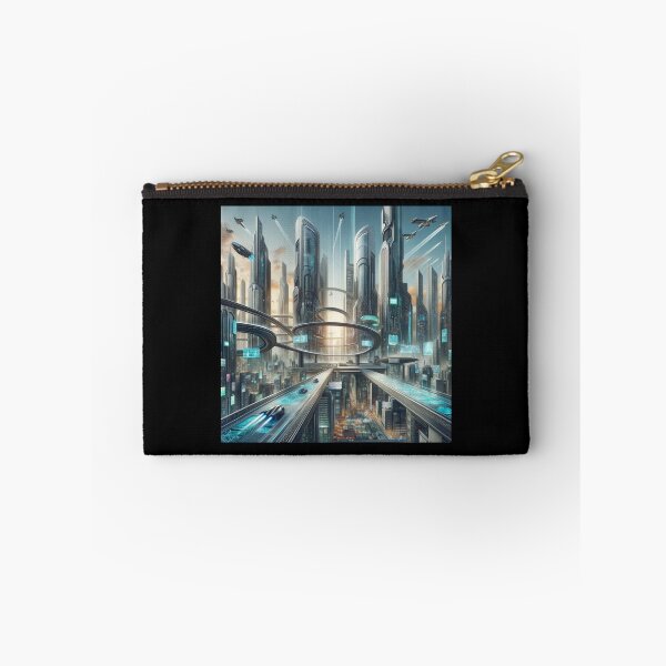 Item preview, Futuristic Cityscape Vision designed and sold by BestArtByArvind.