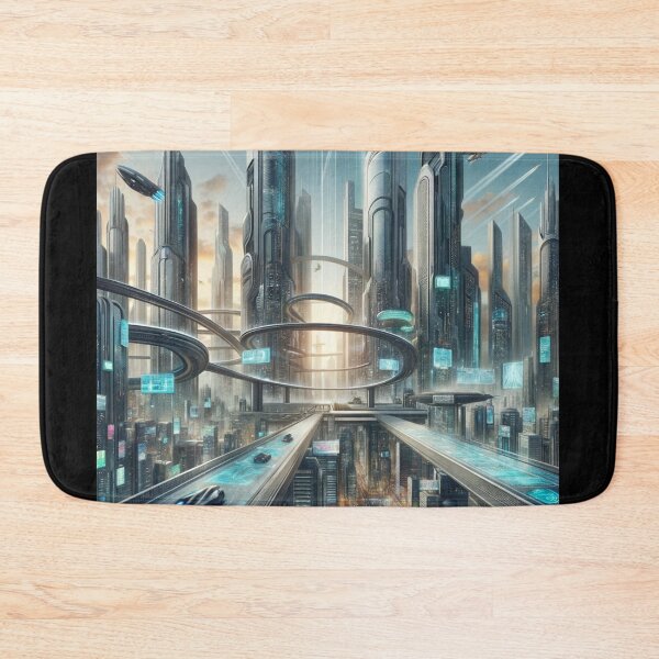 Item preview, Futuristic Cityscape Vision designed and sold by BestArtByArvind.