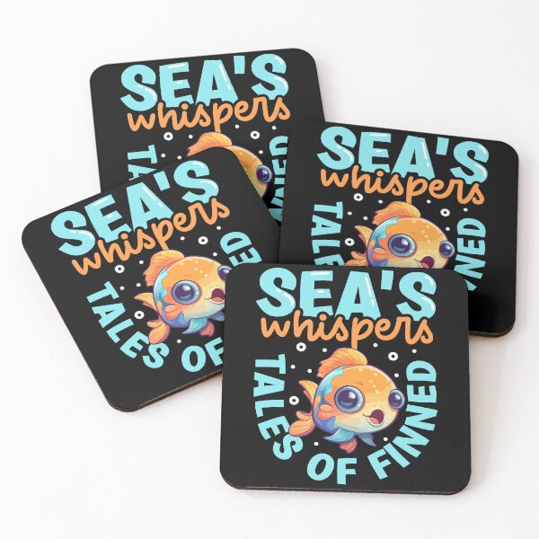 Item preview, Sea's Whispers Tales of Finned designed and sold by RuggedCocoShop.