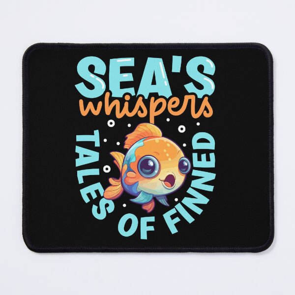 Item preview, Sea's Whispers Tales of Finned designed and sold by RuggedCocoShop.