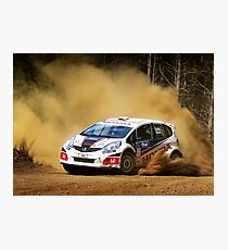 Tight Cornering Photographic Print