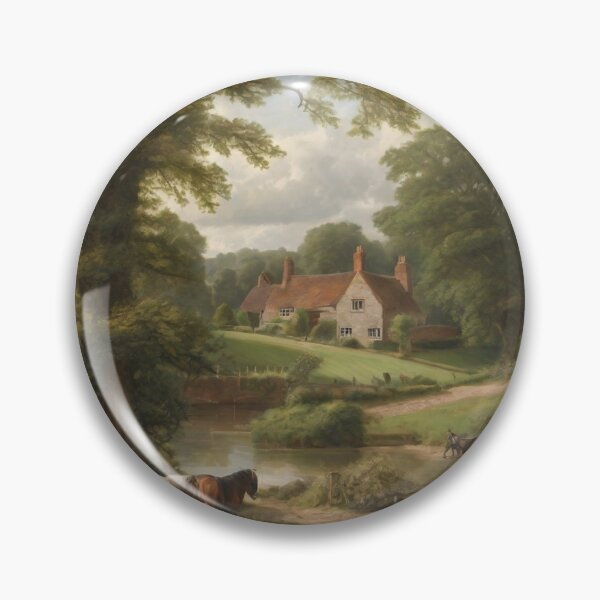 Item preview, Countryside View with Horses designed and sold by Barbara Burgess.