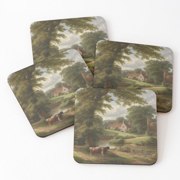 Item preview, Countryside View with Horses designed and sold by Barbara Burgess.