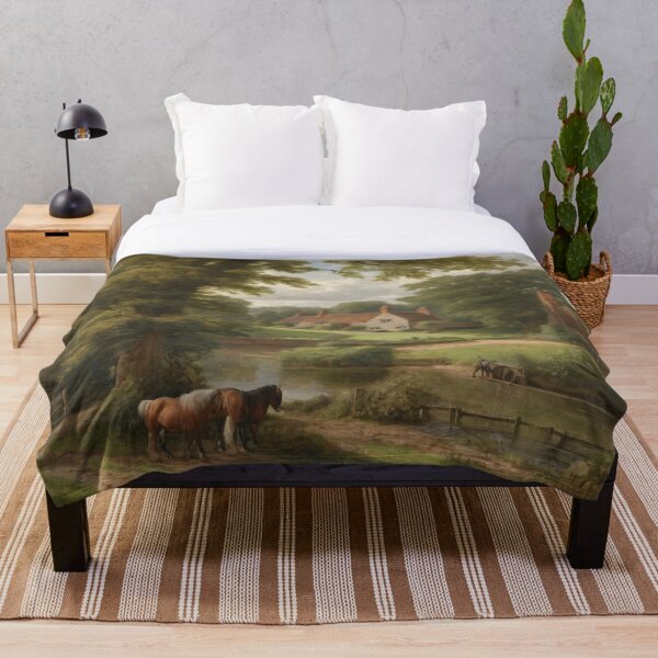 Item preview, Countryside View with Horses designed and sold by Barbara Burgess.
