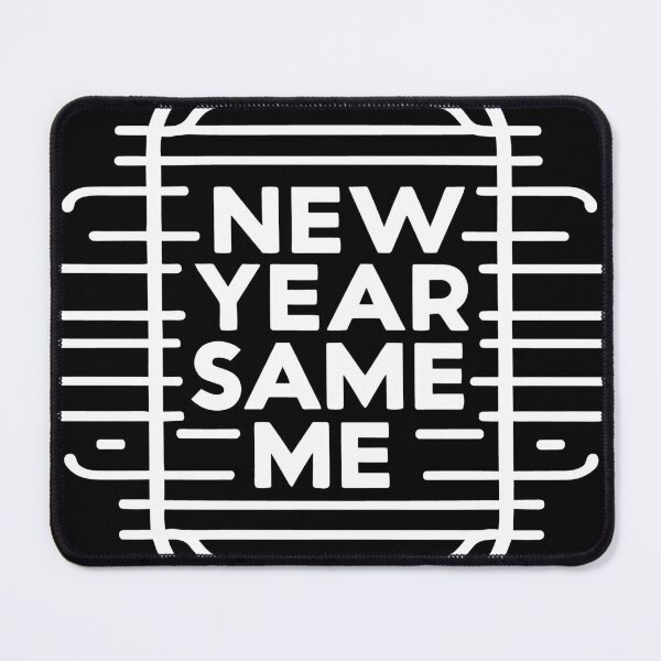 Item preview, new year same me - white lines design designed and sold by EvaAngel.