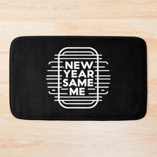 Item preview, new year same me - white lines design designed and sold by EvaAngel.