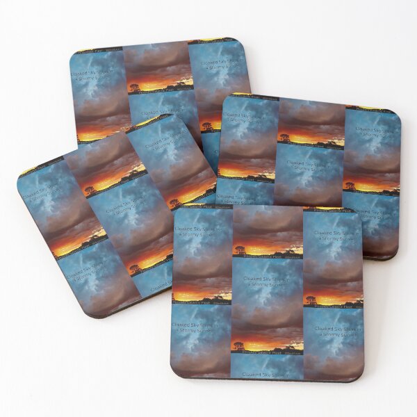 Item preview, GALACTIC ART - CLOAKED SKY SHIPS & STORMY SUNSET designed and sold by GalacticFleet.