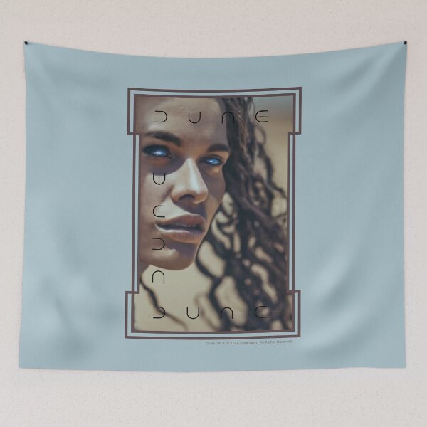 Item preview, DUNA. Ojos azules de la mujer Fremen (fondo gris azulado claro) designed and sold by bekksa.