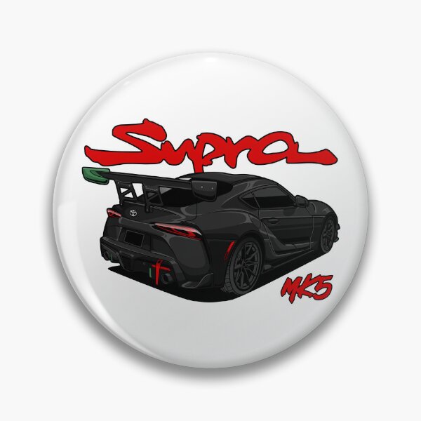Item preview, Toyota Supra MK5 Back View Black Version designed and sold by vektoranda.