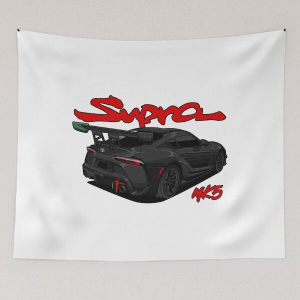 Item preview, Toyota Supra MK5 Back View Black Version designed and sold by vektoranda.