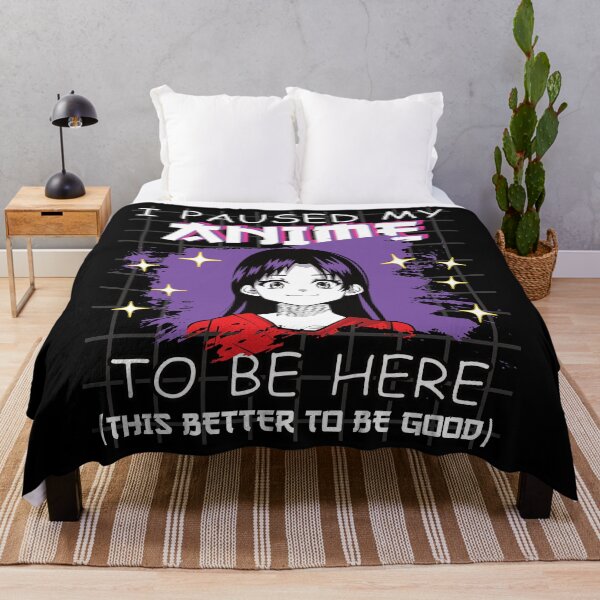 Item preview, Funny anime saying I Paused my Anime designed and sold by MaximWundersee.