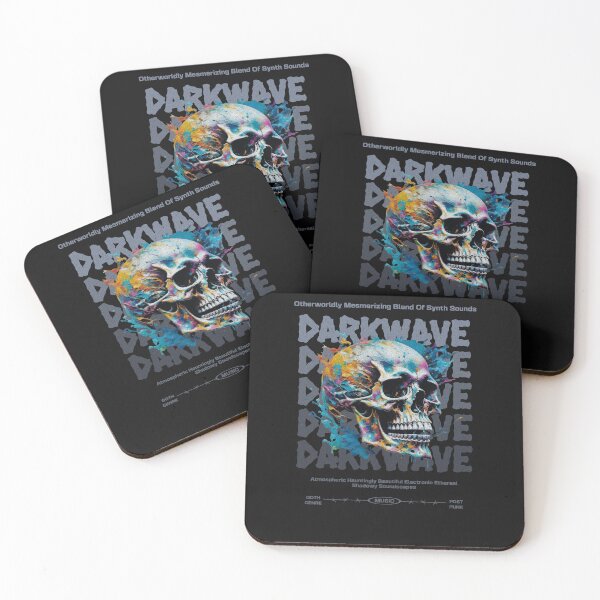 Item preview, Darkwave Goth Music Skull  designed and sold by Rockstorr.