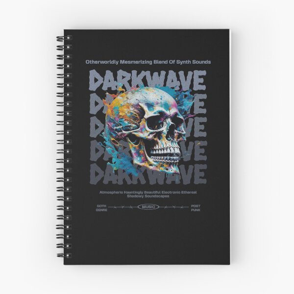 Item preview, Darkwave Goth Music Skull  designed and sold by Rockstorr.