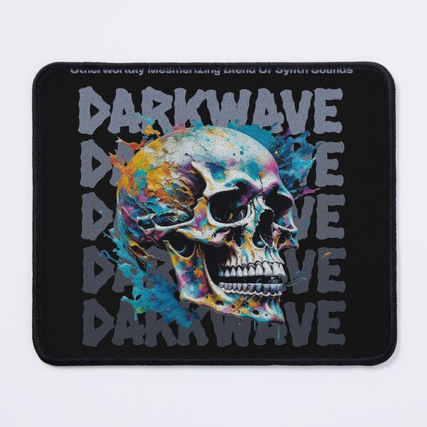 Item preview, Darkwave Goth Music Skull  designed and sold by Rockstorr.