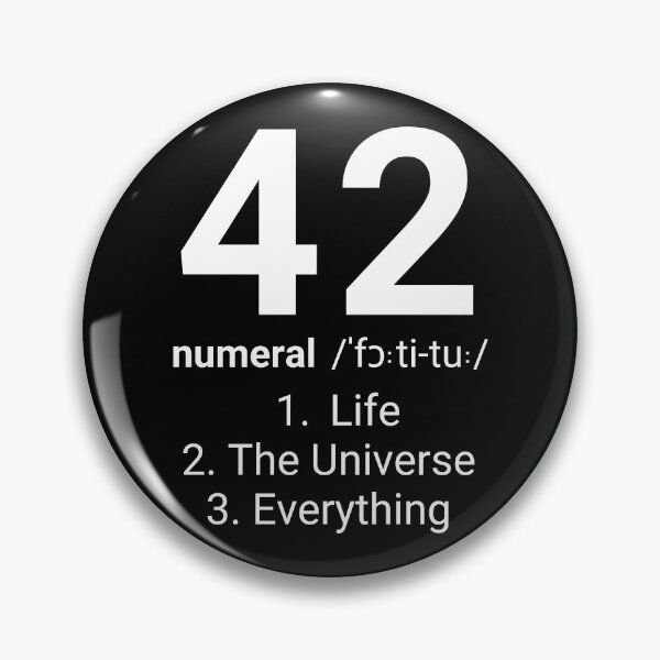 Item preview, Hitchhikers Guide to the Galaxy 42 designed and sold by humnoo.