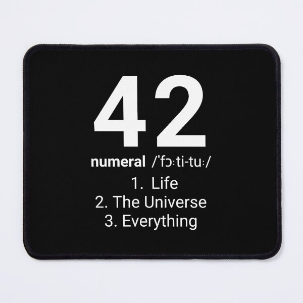 Item preview, Hitchhikers Guide to the Galaxy 42 designed and sold by humnoo.