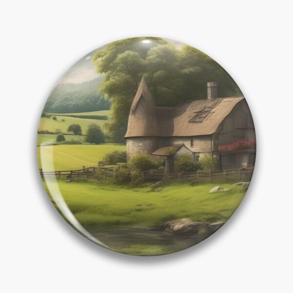 Item preview, Countryside View with stream designed and sold by Barbara Burgess.