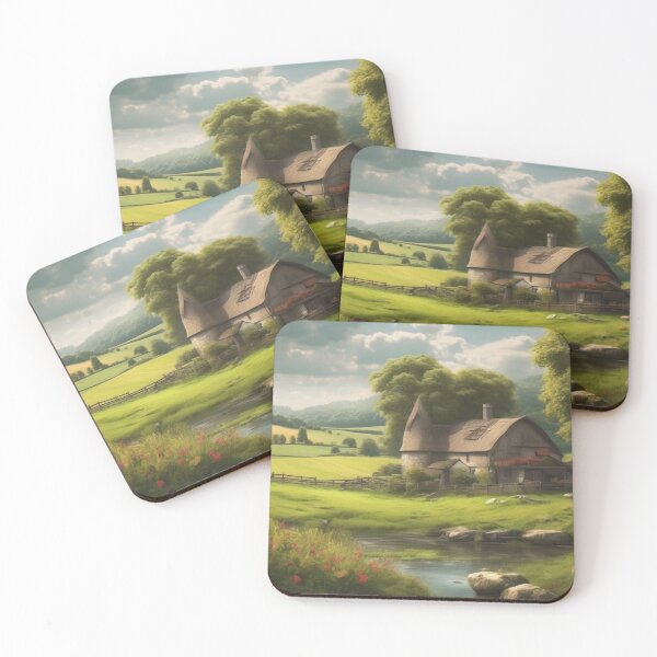 Item preview, Countryside View with stream designed and sold by Barbara Burgess.