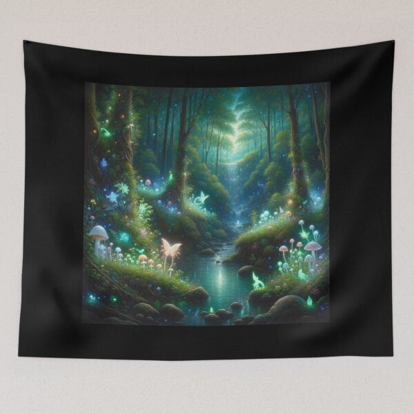 Item preview, Enchanted Forest Mystique designed and sold by BestArtByArvind.