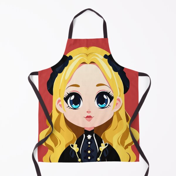Item preview, Glimmering Gaze,illustration of Blonde baby doll designed and sold by AgarutanPrint.