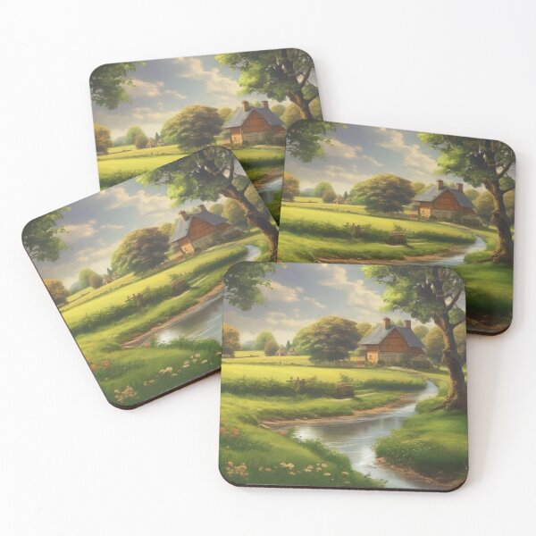 Item preview, Country view with Stream designed and sold by Barbara Burgess.