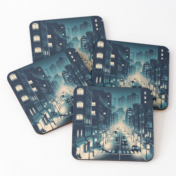 Item preview, Mystic Night Cityscape designed and sold by Jolly-Drawings.
