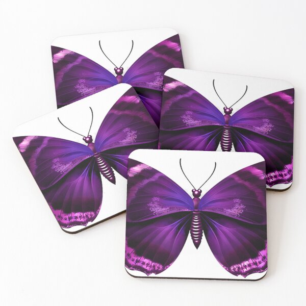 Item preview, Purple Butterfly . Brush Footed Butterfly . Intense Red and Purple Butterfly  designed and sold by josef95.