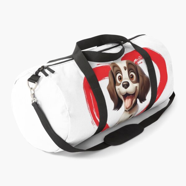 Item preview, English Springer Spaniel Cartoon in Love Heart swoosh  designed and sold by For Dog Sake!®.