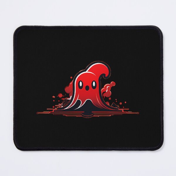 Item preview, Clockwork Fun: The Playful Red Ghost designed and sold by Artedig.